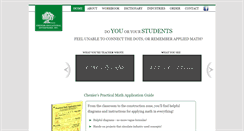 Desktop Screenshot of cheniermath.com